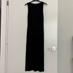 Topshop Black Midi Dress - US 6, UK 10